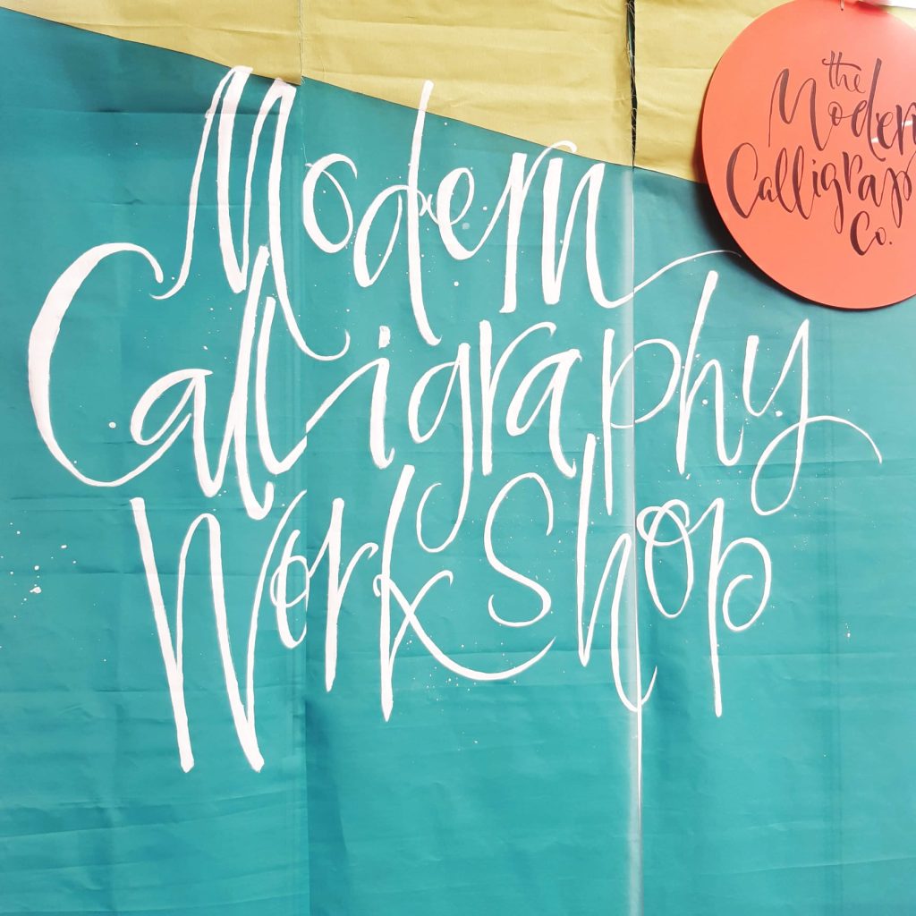 learn modern calligraphy with me in Oxford
