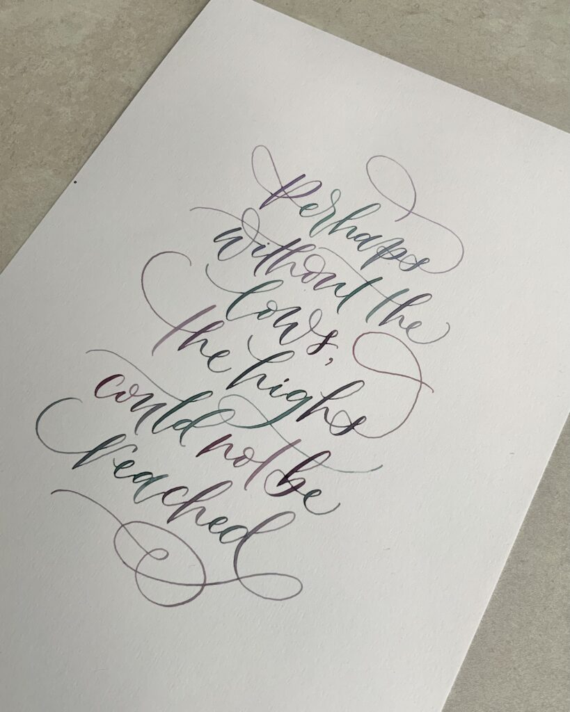 learn modern calligraphy - workshops and courses
