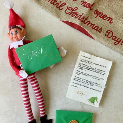 Letter from Elf on the Shelf